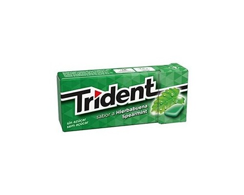 Chicle Trident Hierbabuena