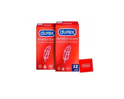 Durex Sensitivo Suave 2x12uds