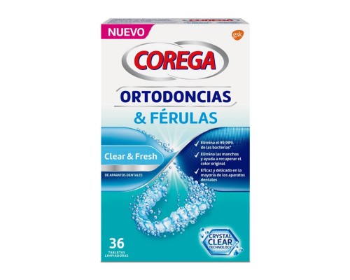Corega Ortodoncias 36 tabletas