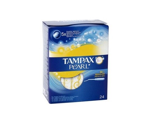 Tampax Pearl tampón regular...