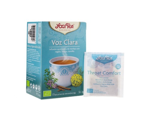 Yogi Tea voz clara 17 bolsas