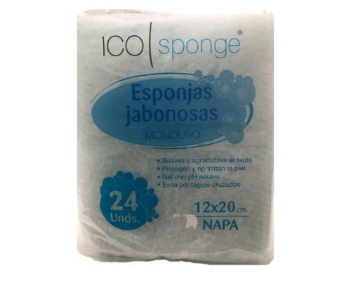 Ico Esponja Jabonosa 24uds