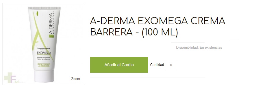 A-DERMA EXOMEGA CREMA BARRERA