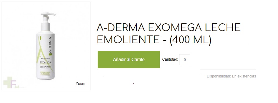 A-DERMA EXOMEGA LECHE EMOLIENTE